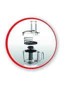 Moulinex Food Processor 800 W Fp247127 White/Clear