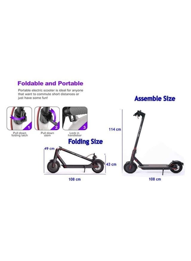 سكوتر كهربائي بسرعة 25 كم/س Tubeless Electric Scooter - SkyLand