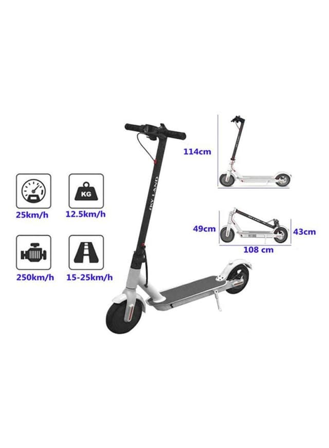 سكوتر كهربائي بسرعة 25 كم/س Tubeless Electric Scooter - SkyLand