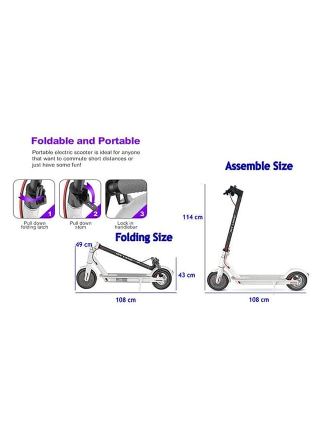 سكوتر كهربائي بسرعة 25 كم/س Tubeless Electric Scooter - SkyLand