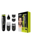 BRAUN 6 In 1 Trimmer Kit Black/green 21millimeter