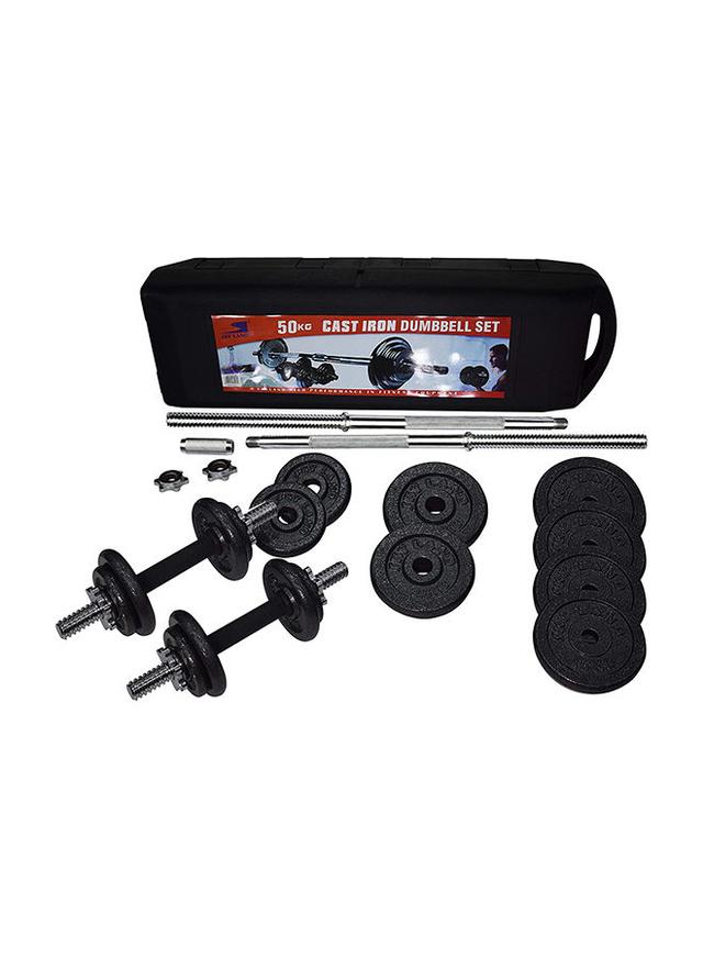 مجموعة دامبل بوزن 50 كغ  Exercise Dumbbell Set - SkyLand - SW1hZ2U6MjM1MTA2