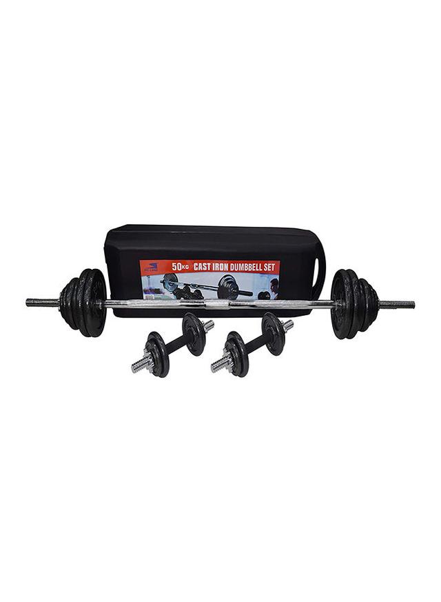 مجموعة دامبل بوزن 50 كغ  Exercise Dumbbell Set - SkyLand - SW1hZ2U6MjM1MDk2