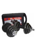 SkyLand 18-Piece Cast Iron Dumbbell Set - 20kg - 263009