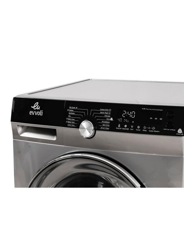 غسالة أتوماتيكية بسعة 9 كجم وقوة 2000 واط evvoli - Washing Machine - SW1hZ2U6MjQyODMz