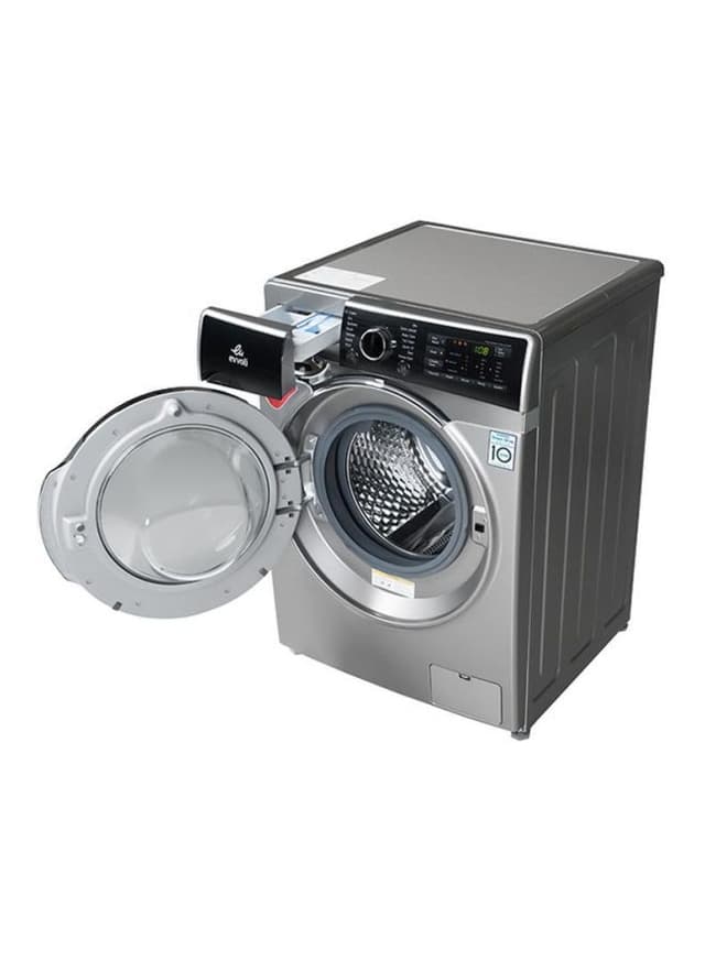 evvoli 9 KG 1400 PRM Direct Drive Motor Front Load Washing Machine 9 kg 2000 W EVWM FDDH 914S Silver/Black