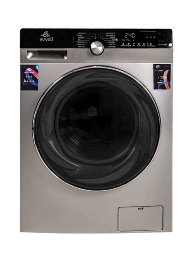 غسالة أتوماتيكية بسعة 10 لتر وقوة 1950 واط evvoli - Washing Machine