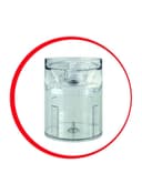 MOULINEX Mini Chopper 500W 0.8 l 500 W White/Clear