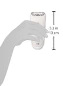 BRAUN Silk Epil 7 7 561 Wet And Dry Cordless Electric Epilator Kit White/Silver 10.2x7.8inch