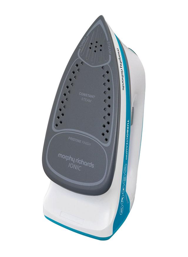morphy richards Turbosteam Pro Steam Iron 2800W 303101 White/Blue