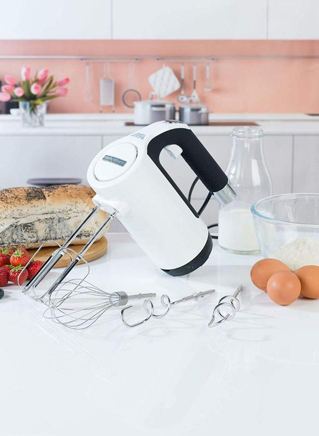 morphy richards Total Control Hand Mixer 185W 185 W 400505 White/Black/Silver - SW1hZ2U6MjU3NzE2