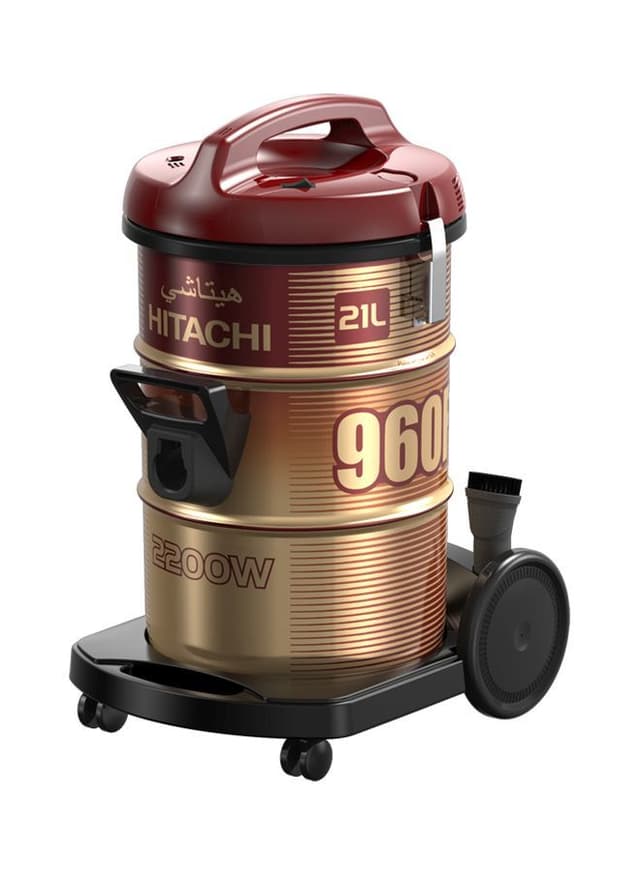 HITACHI Canister Vacuum Cleaner 21 l 2200 W CV960F Red/Gold/Black
