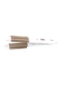 ClikOn 2 In 1 Hair Straightener Comb White/Beige