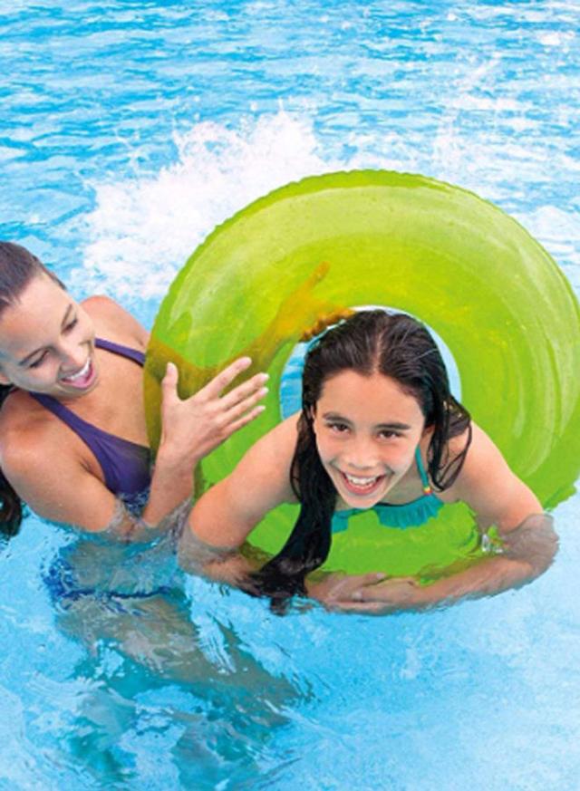 عوامة سباحة للأطفال عدد 3  INTEX Pool Floats Tube Set 43227-2120 30inch - SW1hZ2U6MjYzMzA5