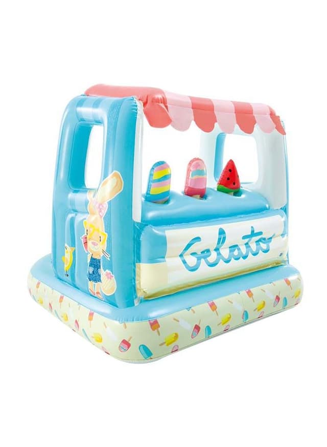 حوض سباحة منزلي للأطفال على شكل عربة آيس كريم  INTEX Ice Cream Stand Playhouses And Pool
