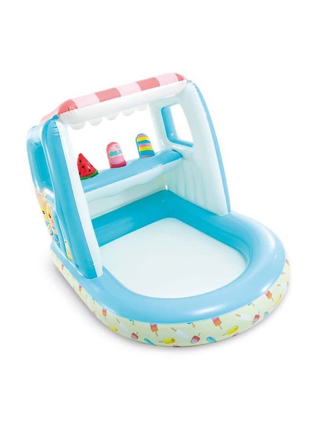 حوض سباحة منزلي للأطفال على شكل عربة آيس كريم  INTEX Ice Cream Stand Playhouses And Pool