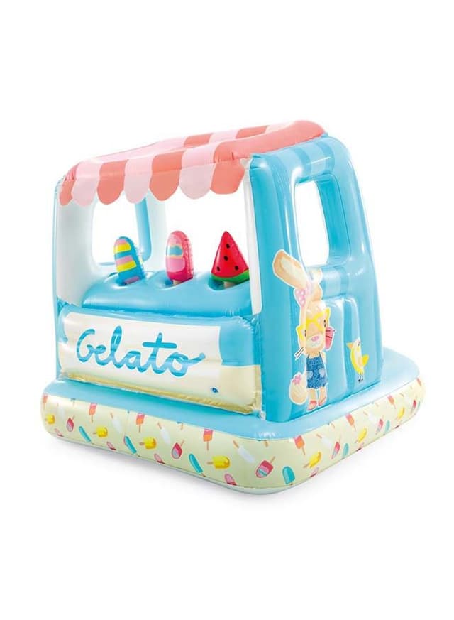 حوض سباحة منزلي للأطفال على شكل عربة آيس كريم  INTEX Ice Cream Stand Playhouses And Pool