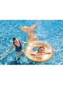 عوامة سباحة بشكل حورية البحر قابلة للنفخ بأبعاد 147x107x79سم | Intex Glitter Mermaid Tube  - 139134