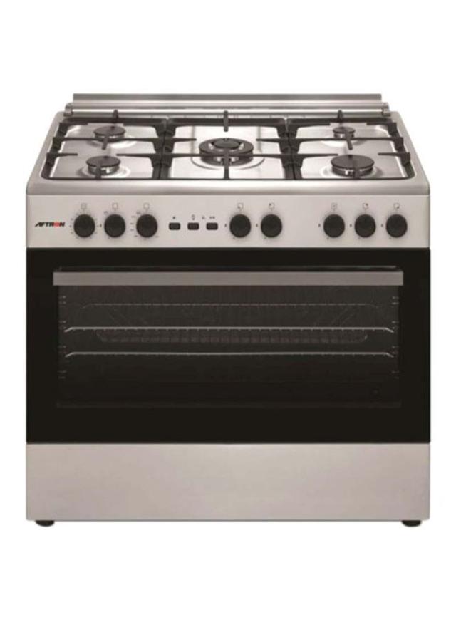 AFTRON 5 Burners Gas Cooker AFGR9060SFSD Silver