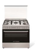 AFTRON 5 Burners Gas Cooker AFGR9060SFSD Silver