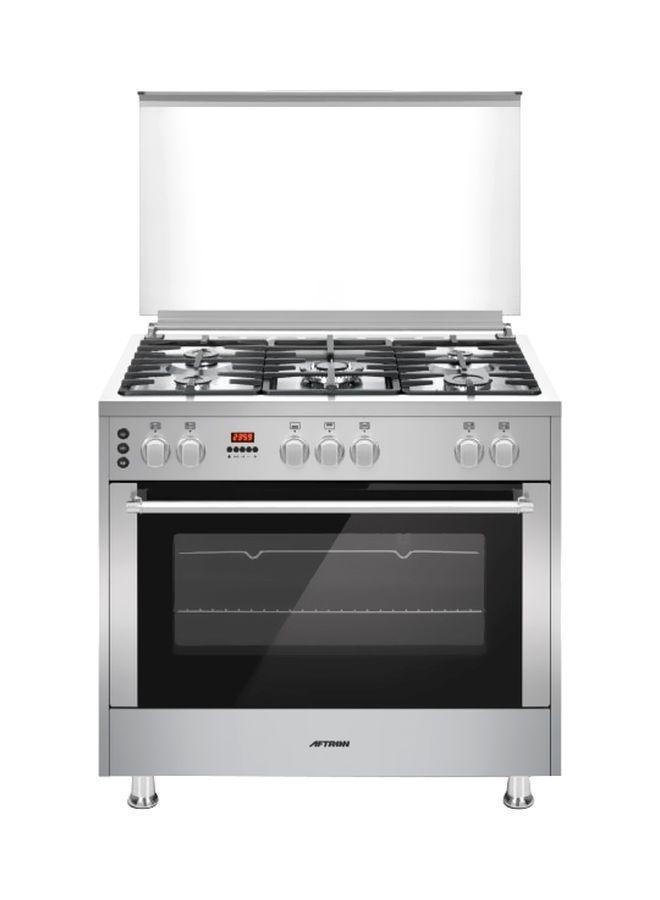 AFTRON 5 Burners Gas Cooker AFPGR9560SSD Silver