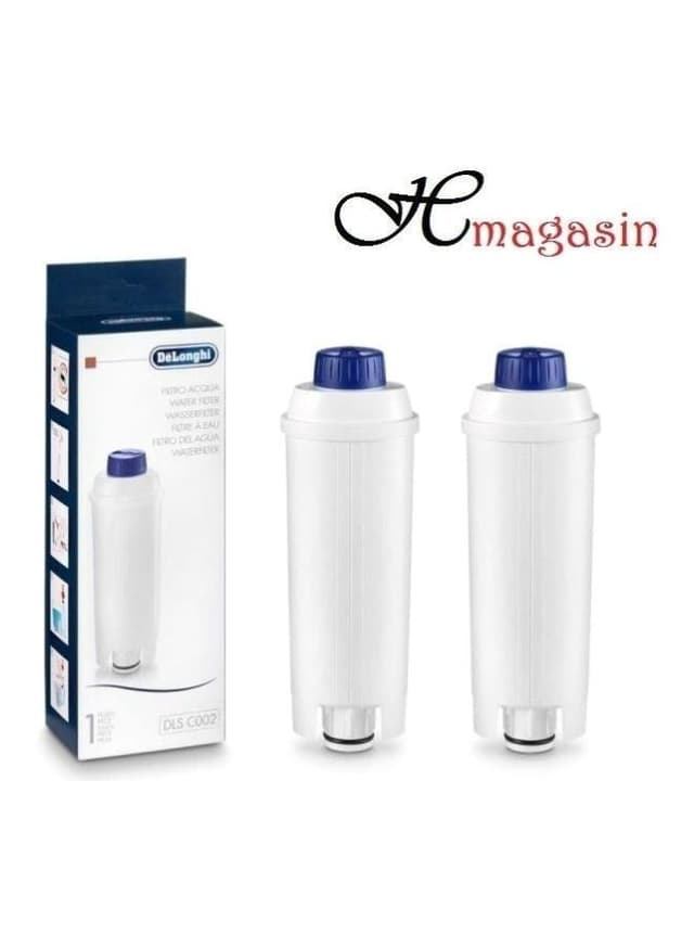 فلتر ماء لماكينة القهوة سعة 1 لتر 2 Coffee Machine Water Filters  - De'Longhi
