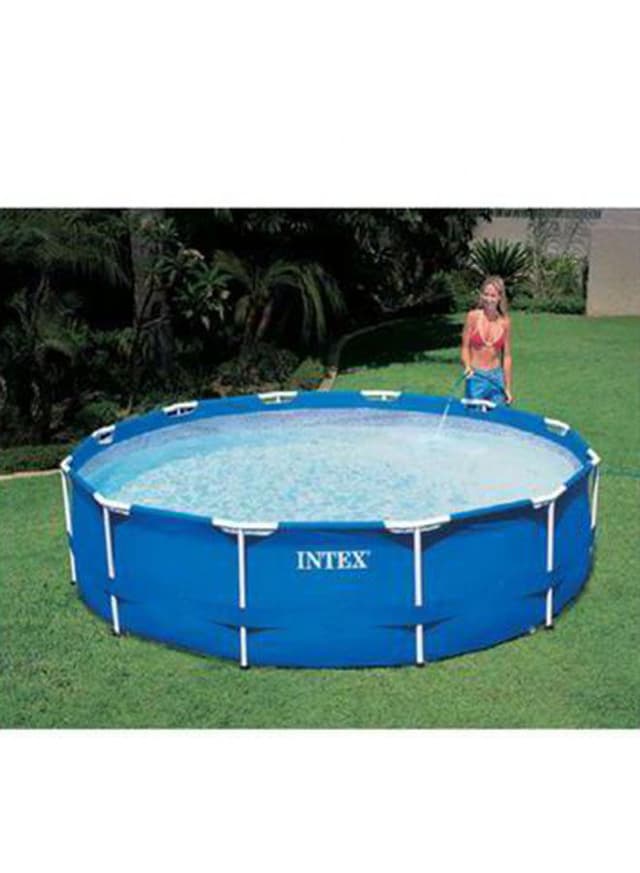 INTEX Metal Frame Outdoor Swimming Pool 366 x 76centimeter
