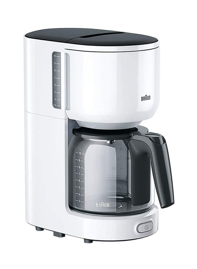 BRAUN Coffee Maker Pure Ease 1000 W KF3100 White