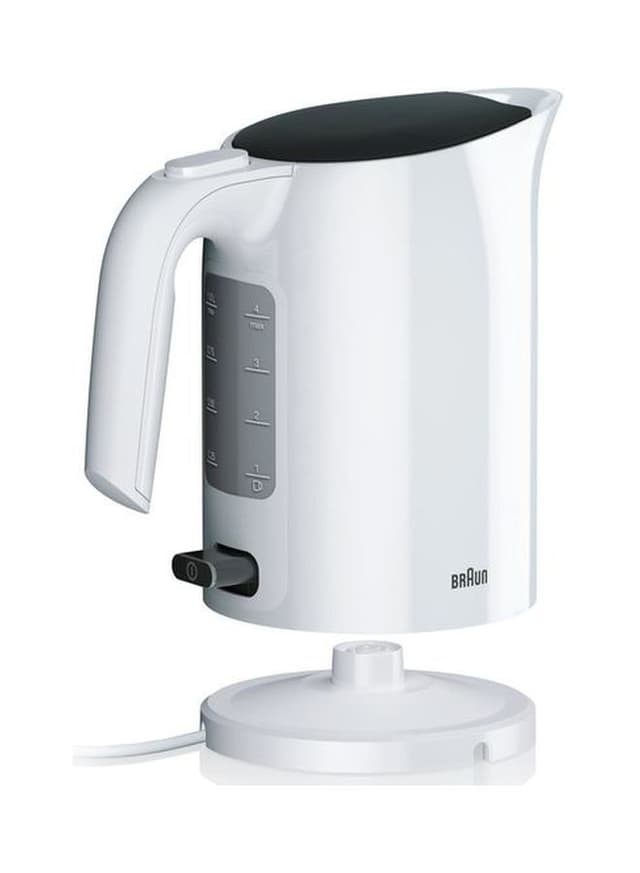 غلاية ماء كهربائية بسعة 1.7 لتر - أبيض BRAUN - Pure Ease Kettle WK3110 - 140573