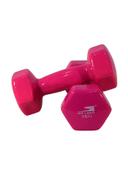 SkyLand Unisex Vinyl 2-Piece Fitness Dumbell Set Pink 2 x 3kg 20x17x8cm - SW1hZ2U6MjM1NzY1