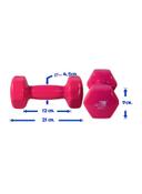 SkyLand 2-Piece Adult Deluxe Vinyl Dumbbells Set 4kg - SW1hZ2U6MjMzMDE1