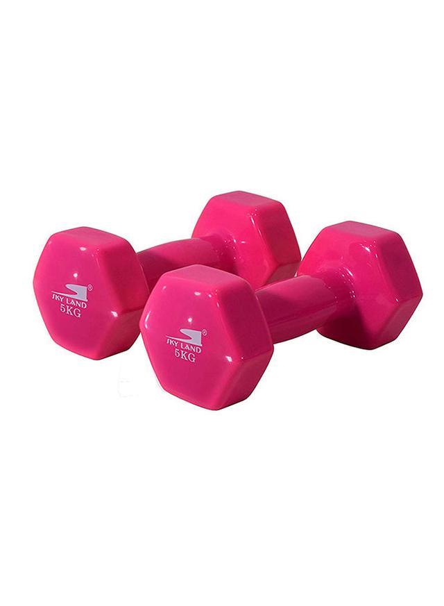 SkyLand 2-Piece Adult Deluxe Vinyl Dumbbells Set 17x15x7cm - SW1hZ2U6MjMzMDYw