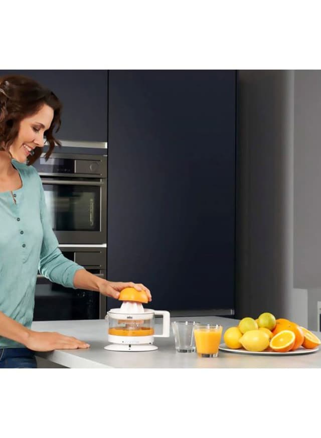BRAUN Tribute Collection Citrus Juicer 20 W Cj3000 White/Clear