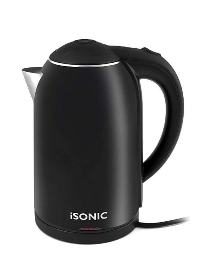 ISONIC Double Wall Cordless Safe And Healthy Electric Kettle 1.7 l iK510 Black