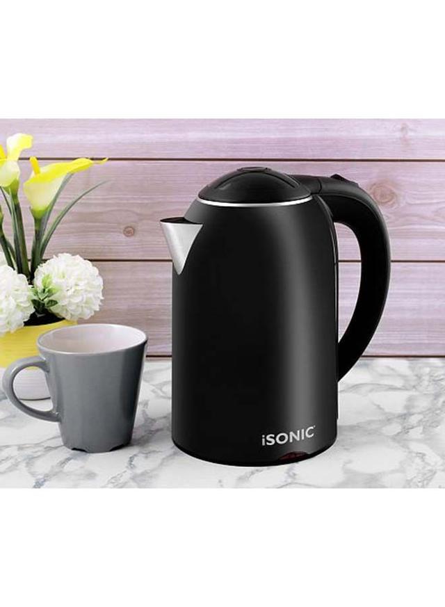 ISONIC Double Wall Cordless Safe And Healthy Electric Kettle 1.7 l iK510 Black - SW1hZ2U6MjQxMTEx