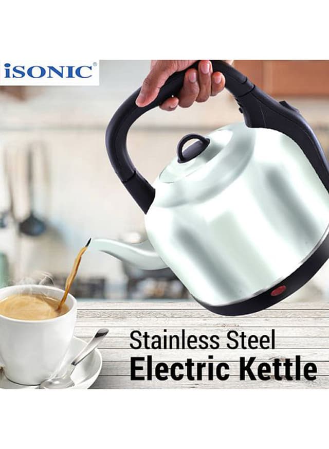ISONIC Stainless Steel Electric Kettle 4.2L 2000W 4.2 l 2000 W iK 514 Silver/Black
