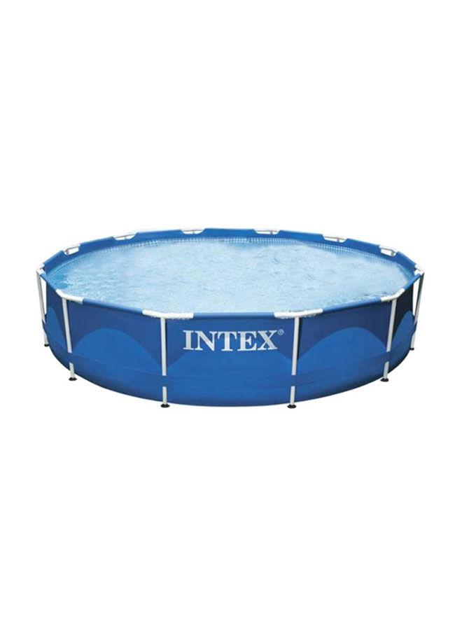 مسبح بإطار معدني 27.56x14.96x6.5 سم | Intex Round Shaped Frame Pool ‎