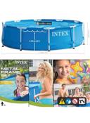 INTEX Round Shaped Frame Pool - SW1hZ2U6MjQ1NTk3