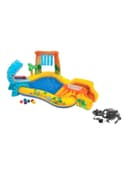 INTEX Dinosaur Play Centre Inflatable Pool With Air Pump 2.49x1.91x1.09meter - 264095