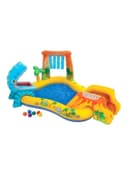 INTEX Dinosaur Play Centre Inflatable Pool With Air Pump 2.49x1.91x1.09meter - 136259