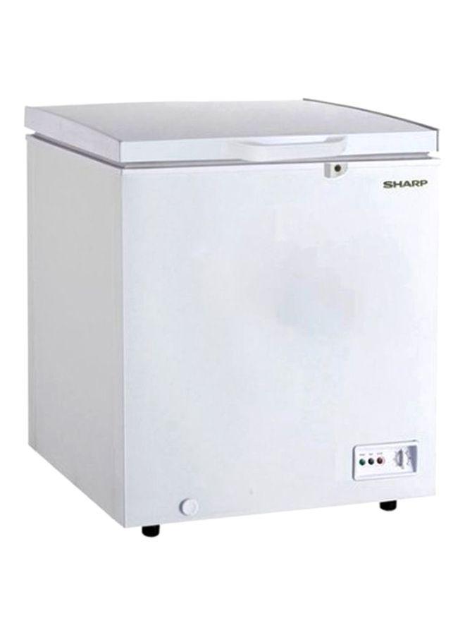 فريزر ارضي صغير بسعة 130 لتر أبيض شارب Sharp White 130L Small Chest Freezer