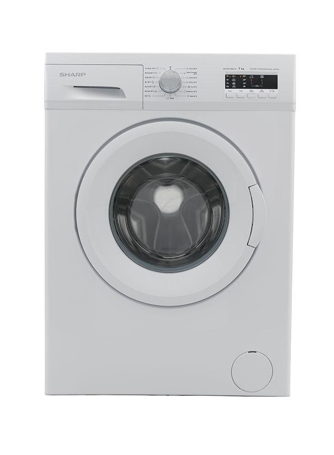 غسالة اوتوماتيك بسعة 7 كغ Washing Machine ES-FE710CZ-W من SHARP