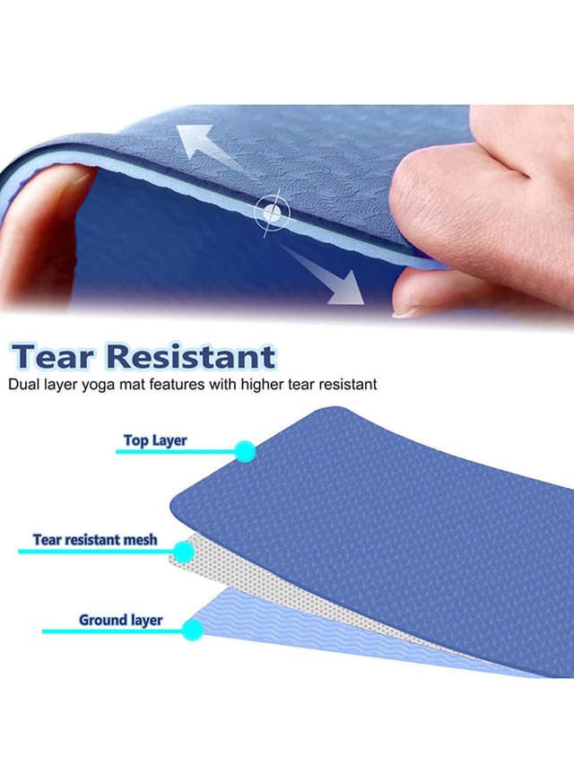 SkyLand Unisex Comfortable and Extra Protection Anti-Skid Yoga Mat 60.96 cm