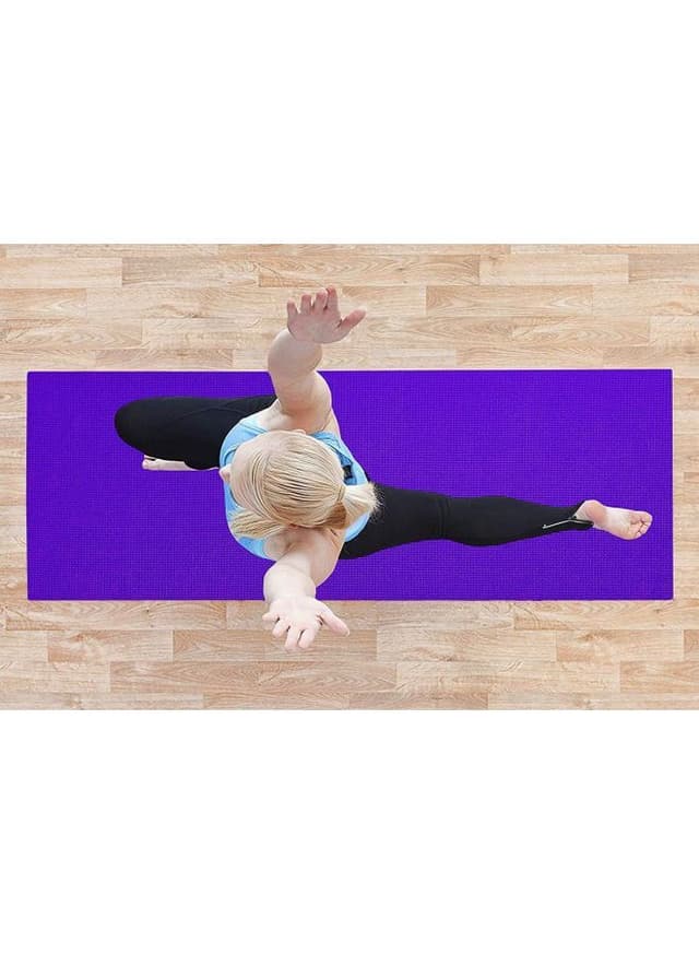 SkyLand Anti-Skid Yoga Mat 6 mm - Purple 60.96 cm