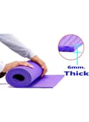 SkyLand Anti-Skid Yoga Mat 6 mm - Purple 60.96 cm
