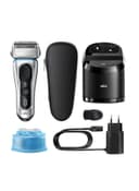 ماكينة حلاقة ( قابلة للشحن ) - اسود / فضي BRAUN - Series 8 Smart Sonic Technology Shaver Set