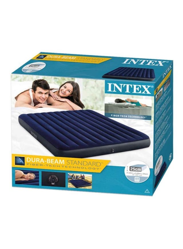 سرير هوائي مصنوع من الفينيل و البوليستر  INTEX Classic Downy Airbed