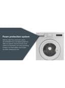 HOOVER Front Load Washing Machine 6 kg 6 kg HWM 1006 W white/Grey