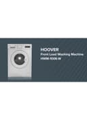 HOOVER Front Load Washing Machine 6 kg 6 kg HWM 1006 W white/Grey