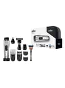 BRAUN 10 In 1 Beard Trimmer And Hair Clipper Black/Silver